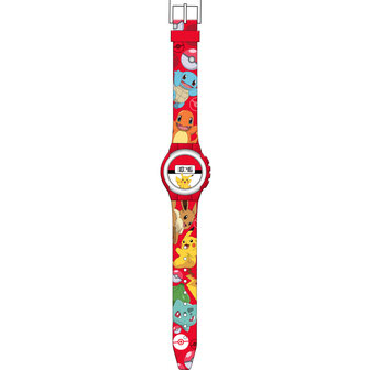 Pok&eacute;mon Digitaal Horloge Rood