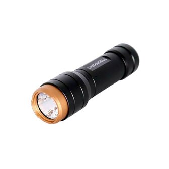 Duracell LED Zaklamp + 3xAAA Batterijen Zwart