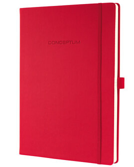 Sigel SI-CO645 Notitieboek Conceptum Pure Rood A4 194blz Gelijnd