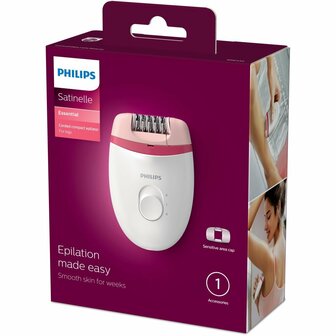 Philips BRE235/00 Satinelle Epilator Wit/Roze