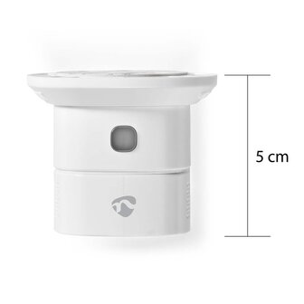 Nedis ZBDCO11WT Smartlife Co Detector Zigbee 3.0 Batterij Gevoed Levenscyclus Sensor: 10 Jaar En 50291 Android&trade; / Ios Met Testknop 85 Db Wit