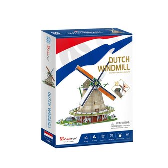 Cubic Fun 3D Puzzel Hollandse Windmolen 61 Stukjes