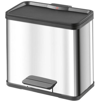 Hailo 0630-200 &Ouml;ko Duo Plus L Pedaalemmer 17+9L RVS/Zwart