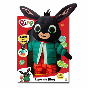 Bing Lopende Bing Knuffel + Geluid