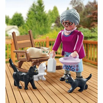 Playmobil 71172 Special Plus Oma met Katten