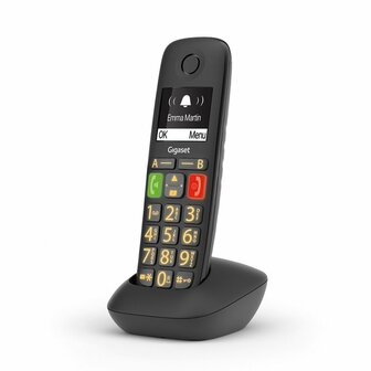 Gigaset E290HX DECT Telefoon Zwart