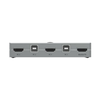 Hama KVM-switch 4-poorten 3x USB-A 1x HDMI&trade; Incl. Kabel