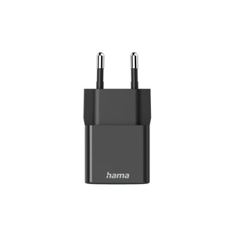 Hama Snellader USB-C PD/Qualcomm&reg; Mini-oplader 25 W Zwart