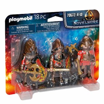 Playmobil 70672 Novelmore Burnham Raiders 3 Stuks