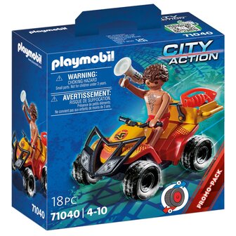 Playmobil 71040 City Action Badmeester Quad