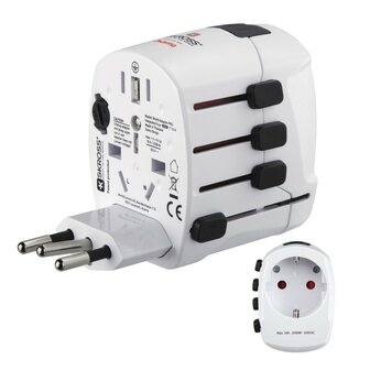 Hama Wereldreisadapter World Travel Pro 3-polig