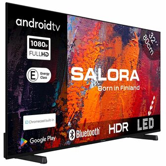 Salora 32FA550 FHD Android TV 32 Inch Zwart