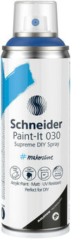 Schneider S-ML03050025 Supreme DIY Spray Paint-it 030 Blauw 200ml