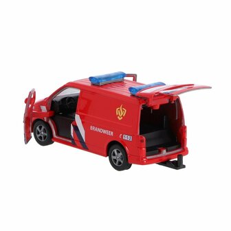 Kids Globe Traffic Volkswagen Transporter Brandweer + Aanhanger NL