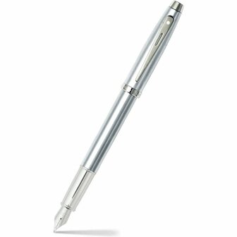 Sheaffer SF-E0930643 Vulpen 100 F Brushed Chrome Nickel Plated