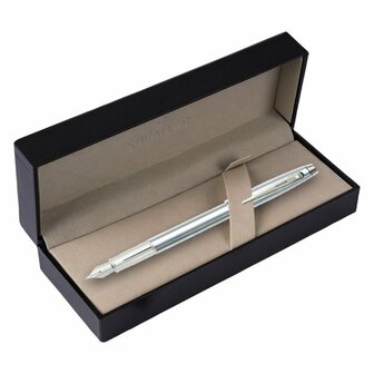 Sheaffer SF-E0930643 Vulpen 100 F Brushed Chrome Nickel Plated