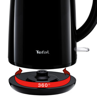 Tefal KO2608 Waterkoker 1.7L 2400W Zwart