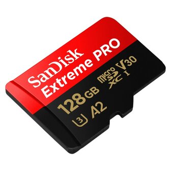 Sandisk MicroSDXC Extreme PRO 128GB 200/90 Mb/s - A2 - V30