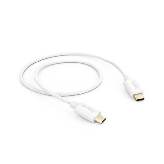 Hama Oplaadkabel USB C - USB C 100 cm Wit