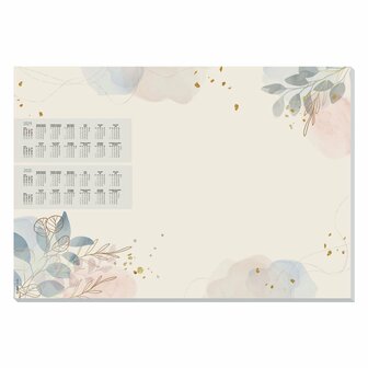 Sigel SI-HO304 Designonderlegger Pastel Garden A2 + Kalender 24/25 30 Vel