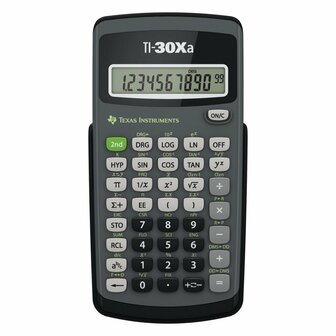 Texas Instruments TI-30XA-FC Rekenmachine Zwart