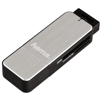 Hama USB 3.0 Card Reader SD/Micro SD Zilver