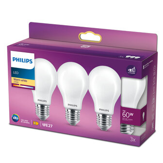 Philips Led Cl A60 Ww Fr 60w E27