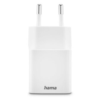 Hama Snellader 1x USB-C PD 1x USB-A QC Mini-oplader 30 W Wit