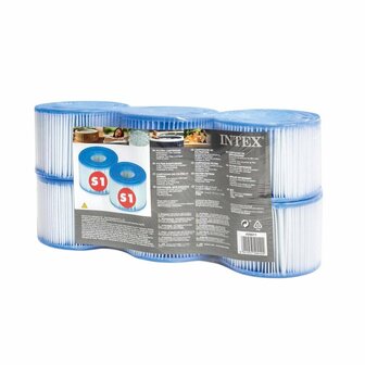 Intex 29011 Pure Spa Filter Cartridge S1 6 Stuks