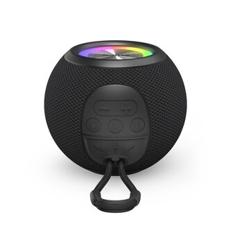 Hama Ball Shape Bluetooth Speaker + Licht 5W Zwart