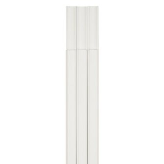 Hama Kabelgoot Zelfklevend Hoekig 100x2.1x1 cm PVC/Wit 3 Stuks