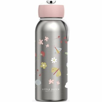 Mepal Isoleerfles Little Dutch Flowers and Butterflies 350 ml RVS