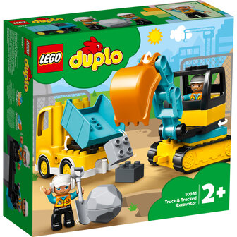 Lego Duplo 10931 Truck en Graafmachine