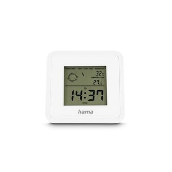 Hama Borneo Digitale Thermometer en Hygrometer voor Binnen Wit