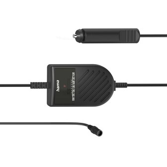 Hama Instelbare Netadapter voor Auto 3000mA 36W 12V + 8 Adapters Zwart