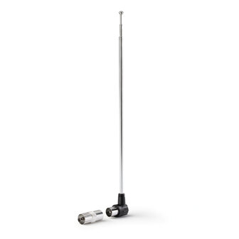 Hama Mobile Kamerantenne voor DAB+ DAB DVB-T2 FM Zwart/Zilver