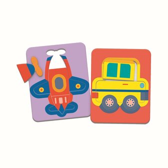 Clementoni Little Match Fun Vehicles