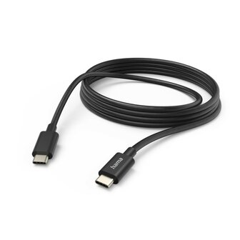 Hama Oplaadkabel USB-C - USB-C 3 M Zwart