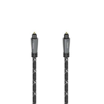 Hama Optische Audiokabel ODT-stekker (Toslink) Metaal 3,0 M