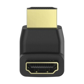 Hama High-speed HDMI&trade;-hoekadapter Stekker - Koppeling 90&deg;