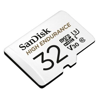 Sandisk MicroSDHC High Endurance 32GB Incl SD Adapter