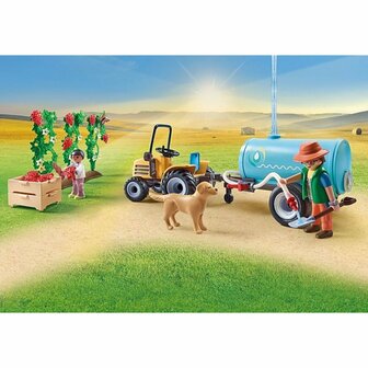 Playmobil 71442 Country Tractor met Aanhanger en Watertank