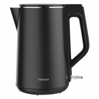 Tomado Dubbelwandige Waterkoker 2200W 1.5L Mat Zwart