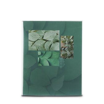 Hama Singo II Soft Cover Fotoalbum Leaves voor 80 Foto&#039;s van 10x15 cm Groen