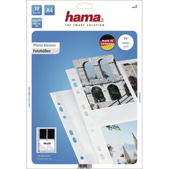 Hama Fotohoezen 10X15Cm Wit 10Stuks