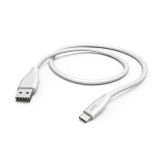 Hama Oplaadkabel USB-A - USB-C 1,5 M Wit