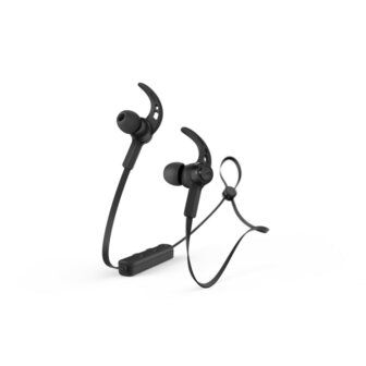 Hama Bluetooth&reg;-koptelefoon Freedom Run II In-ear Microfoon Ear-hook Zwart