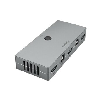 Hama KVM-switch 4-poorten 3x USB-A 1x HDMI&trade; Incl. Kabel