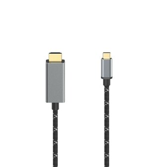 Hama Video Kabel USB C - HDMI Ultra-HD 8K/60Hz 150 cm Aluminium