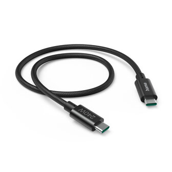 Hama Oplaadkabel USB C - USB C 150 cm 240W Zwart